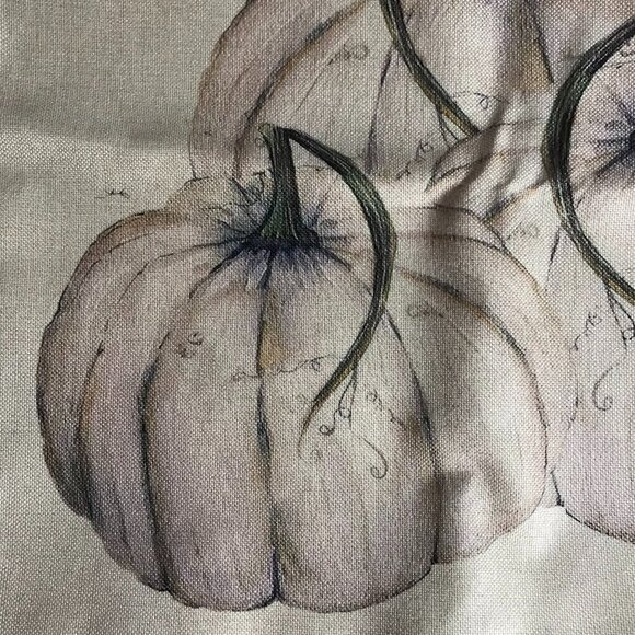 NWOT Pumpkin Fall Thanksgiving Halloween Pillow cover for 16"x16" pillow - Picture 3 of 10